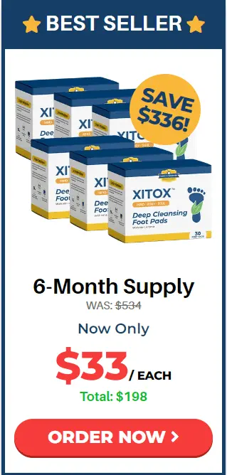 Xitox Foot Pads 6 Boxes